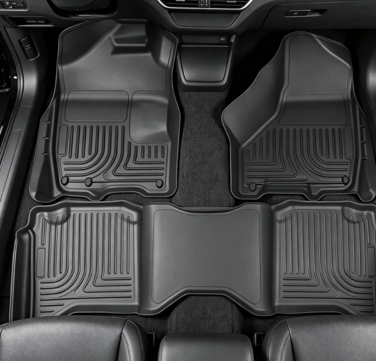All-Weather Car Floor Mats with Waterproof Surface