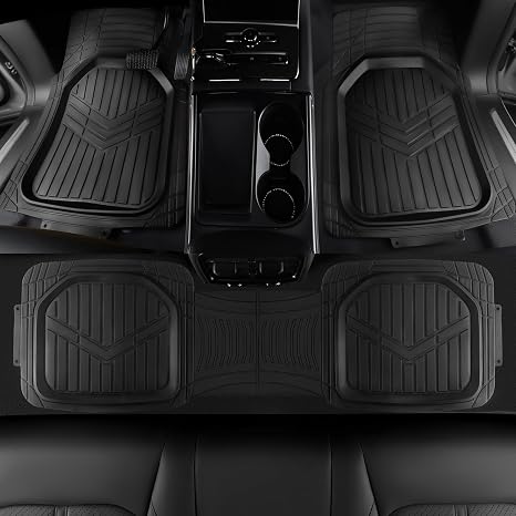 Heavy-Duty PVC Car Floor Mats with Cargo Liner