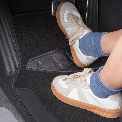 Waterproof Faux Leather Car Floor Mats with Anti-Slip Backing
